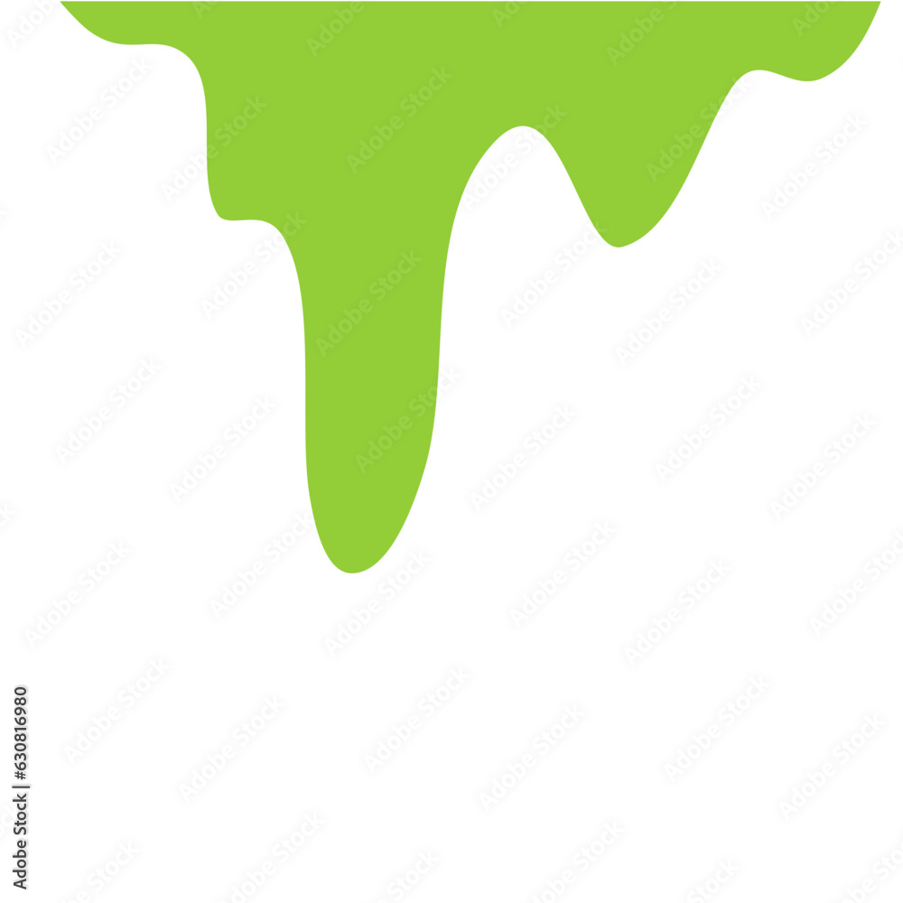 Melted Green Toxic Slime Blob