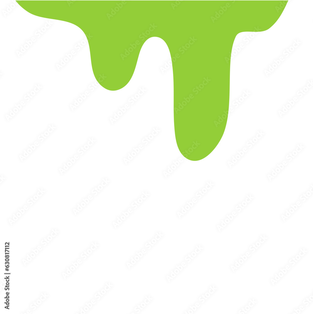 Melted Green Toxic Slime Blob Melted Green Toxic Slime Blob