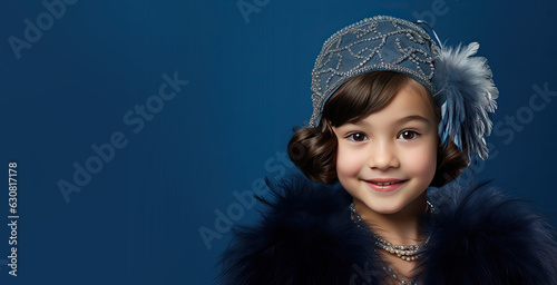 Cute Girl Dressed as a 1920...