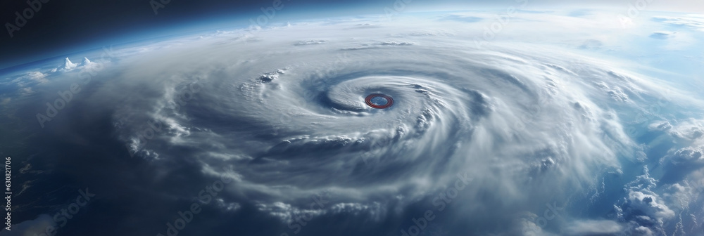 hurricane view from space 