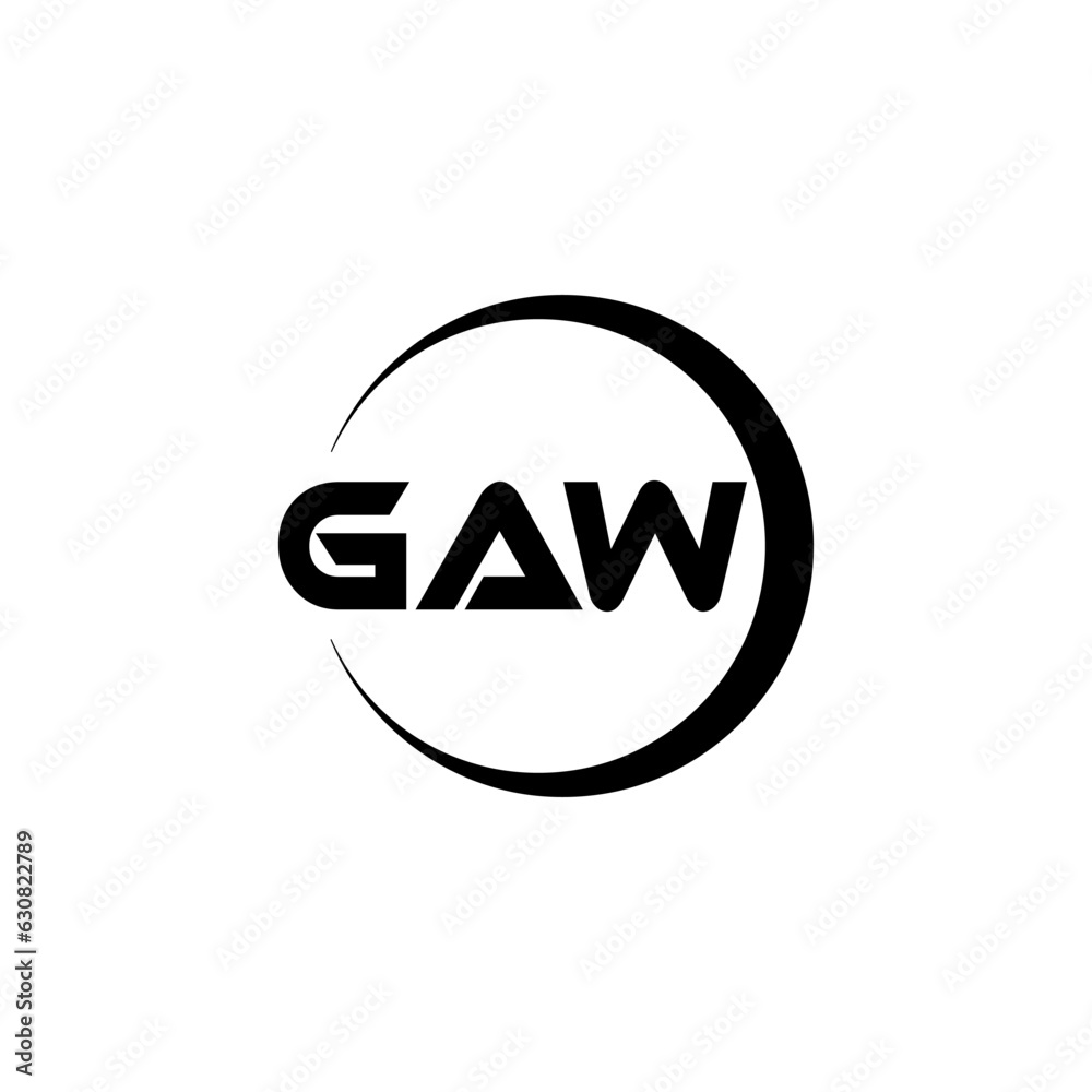 GAW letter logo design with white background in illustrator, cube logo, vector logo, modern alphabet font overlap style. calligraphy designs for logo, Poster, Invitation, etc. GAW letter logo design with white background in illustrator, cube logo, vector logo, modern alphabet font overlap style. calligraphy designs for logo, Poster, Invitation, etc.