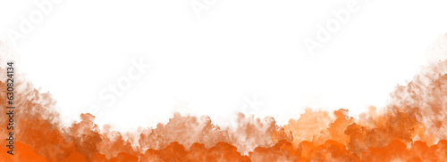 Orange color gradient smoke transparent backgrounds