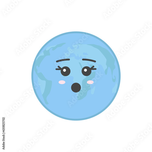 Planet earth for decoration design. Global map. World health day. Earth day. Planet Earth.
