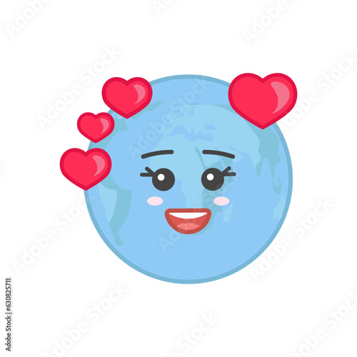 Planet earth for decoration design. Global map. World health day. Earth day. Planet Earth.