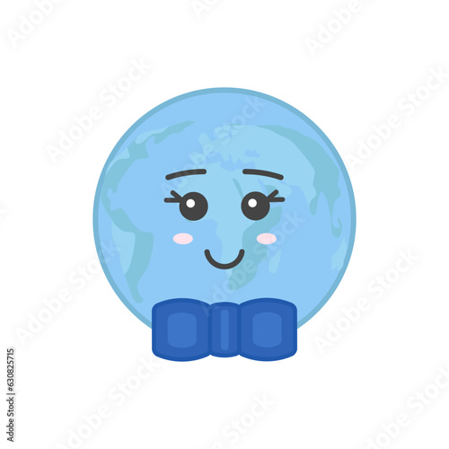 Planet earth for decoration design. Global map. World health day. Earth day. Planet Earth.