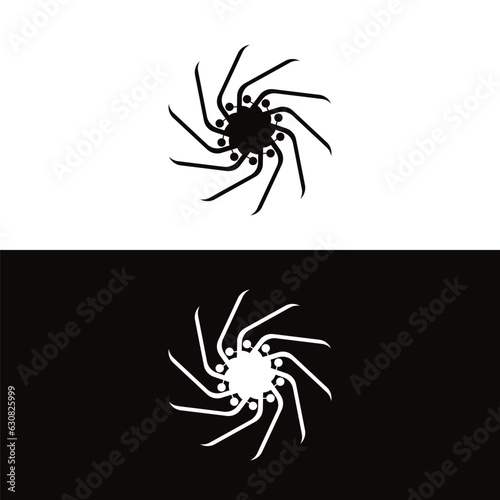 Circle icon vector logo template design . Circle silhouette illustration