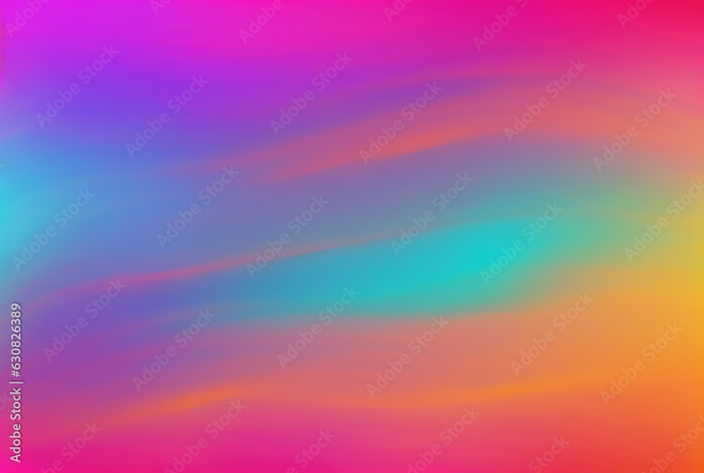 Color gradient blur background neon glowing wave