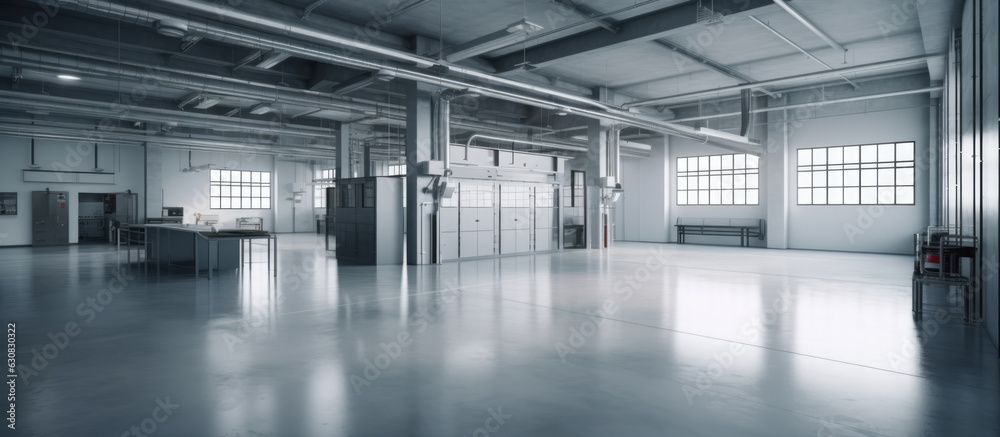 Modern Large Factory Workshop or Warehouse Space Building Modern Large Factory Workshop or Warehouse Space Building