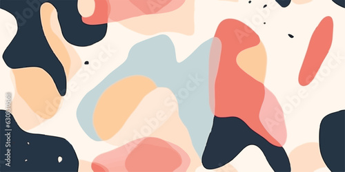Minimal abstract trendy pattern. Fashionable template for design