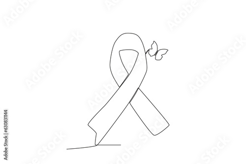 A baby loss awareness band. Pregnancy and infant loss awareness month