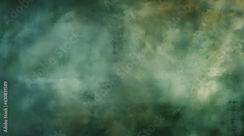 abstract  green blurred fluid painted background. watercolor art. texture backdrop for poster, card, invitation, flyer, cover, banner, social media post.
