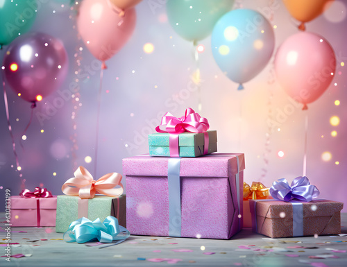 Large Pile of Gifts Ready for a Party