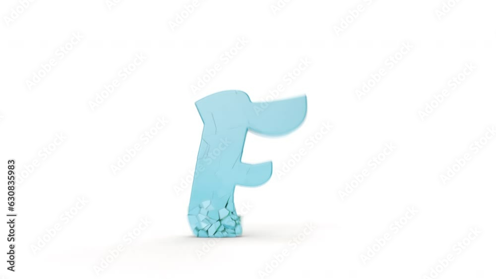 4K 3d animation of dynamic switch from letter F to G. English Letters Transitions from A to Z for Learning Alphabet. 4K 3d animation of dynamic switch from letter F to G. English Letters Transitions from A to Z for Learning Alphabet.