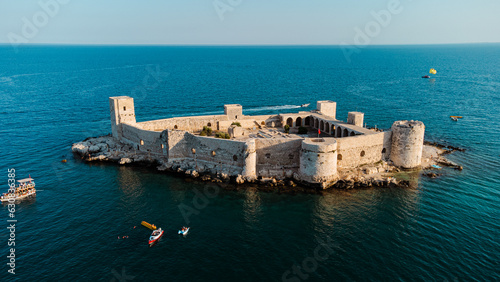 castle Kızkalesi in the sea