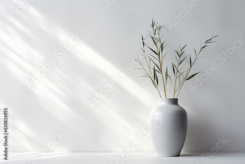 モダンなロフトのインテリア デザインのモックアップの部屋と空のリビング ルームとコンクリートの壁のテクスチャ背景　Generative AI