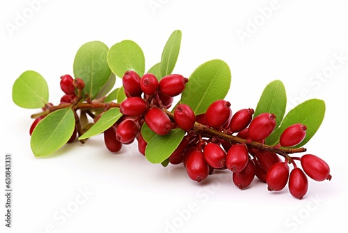 barberry isolated on white background. photo