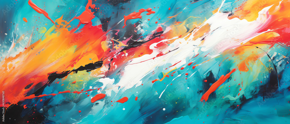 Abstract Paint Wallpaper