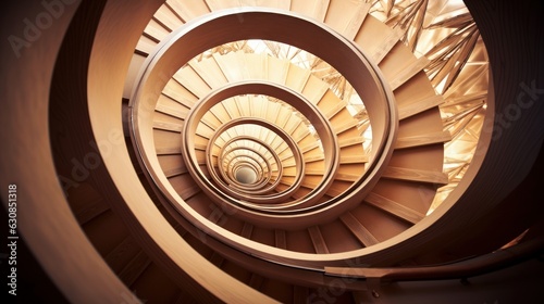 Interior design featuring a spiral staircase.