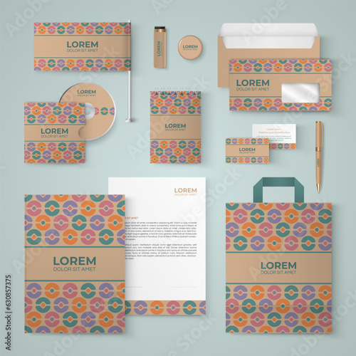 Corporate identity design. Vector illustration