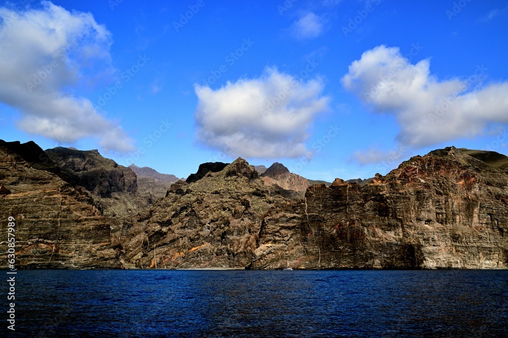 Acantilados de Los Gigantes, Tenerife, Islas Canarias, España.