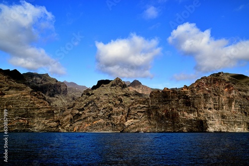 Acantilados de Los Gigantes, Tenerife, Islas Canarias, España.