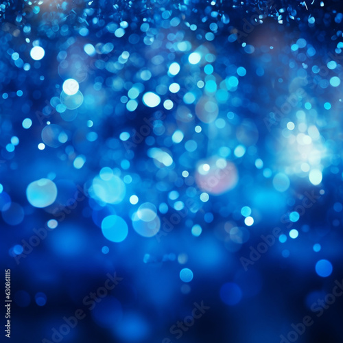 Abstract Blurry Blue Color Background