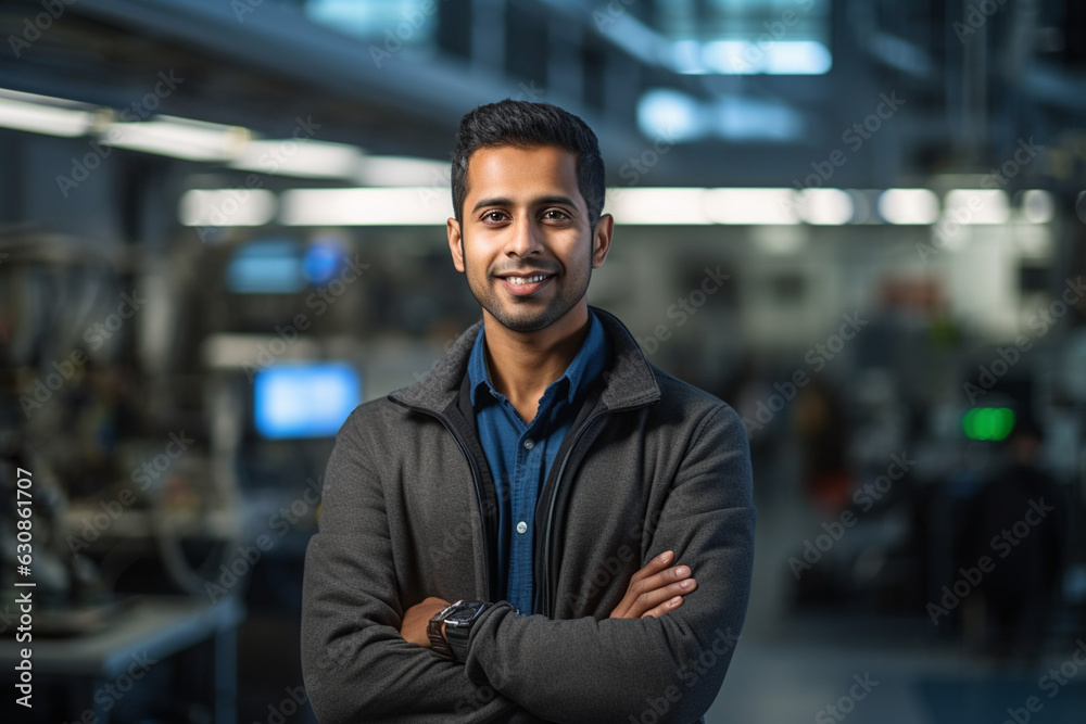 Innovation at Work: High-Resolution Portrait of a Young Software Engineer in a Buzzing Tech Hub Innovation at Work: High-Resolution Portrait of a Young Software Engineer in a Buzzing Tech Hub