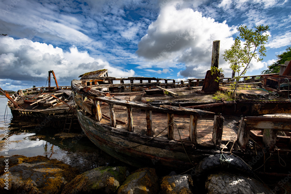 abandoned boats in scotland