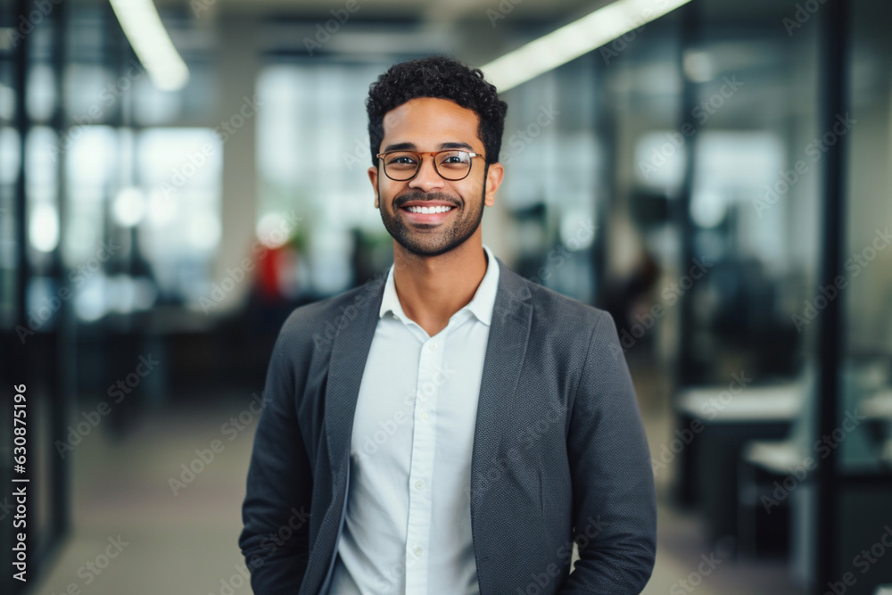 Leader in Innovation: High-Resolution Portrait of a Young Tech CEO Standing in a Bustling Office Leader in Innovation: High-Resolution Portrait of a Young Tech CEO Standing in a Bustling Office