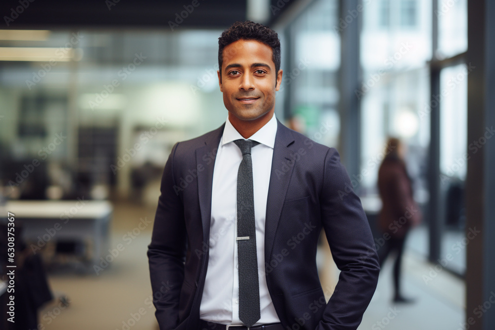 Leader in Innovation: High-Resolution Portrait of a Young Tech CEO Standing in a Bustling Office Leader in Innovation: High-Resolution Portrait of a Young Tech CEO Standing in a Bustling Office