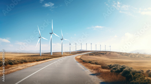 wind turbine to generate electricity for renewable energy