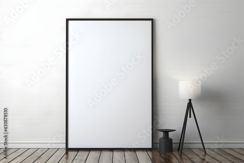 Aesthetic and Modern Frame Picture Frame Mockup, generative, ai