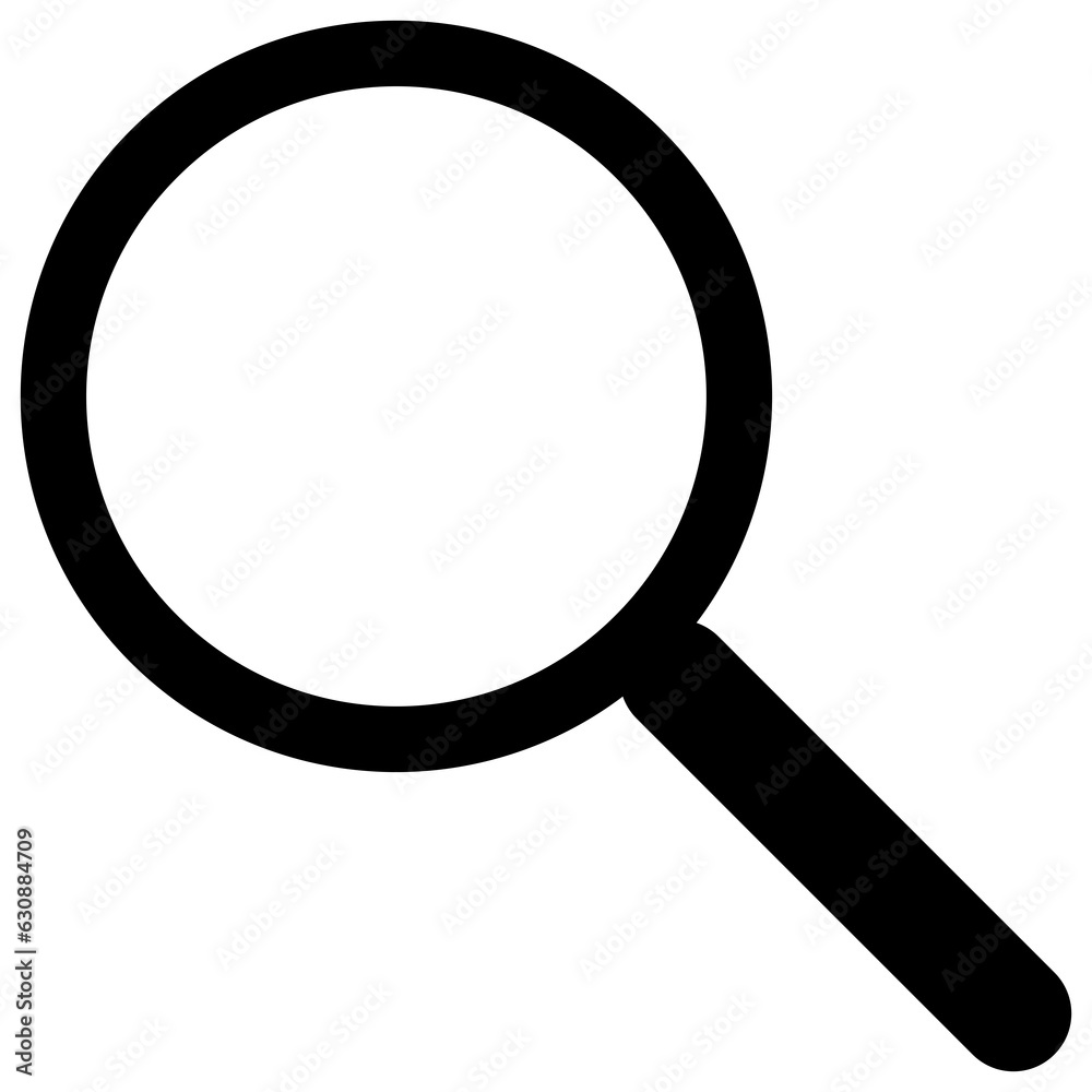 Magnifying glass icon. Research symbol. Magnifying glass icon. Research symbol.
