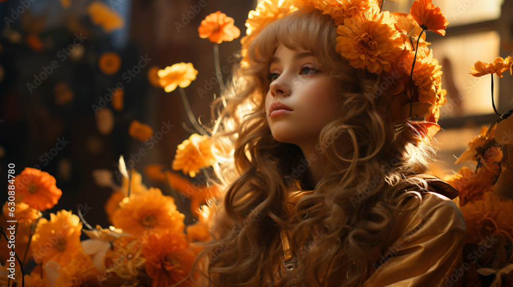 autumn portrait of a girl autumn portrait of a girl