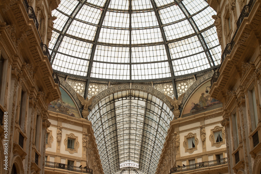 Galleria Vittorio Emanuele II Ceiling View