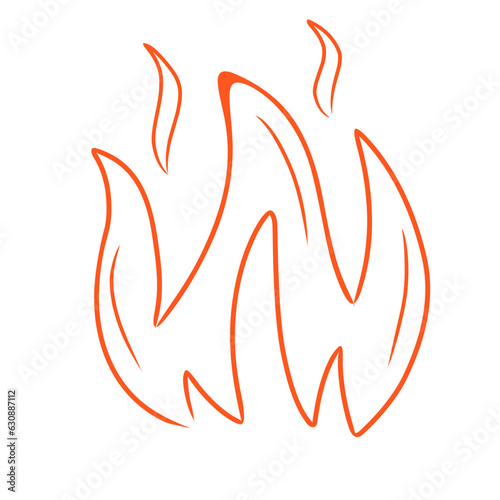 Fire line icon