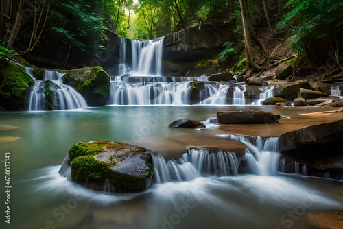 waterfall in the park