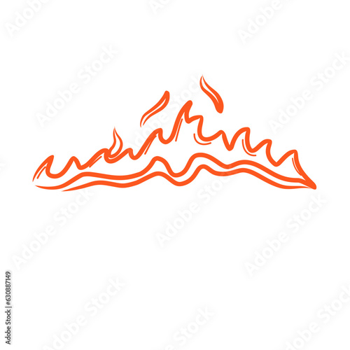 Fire line icon