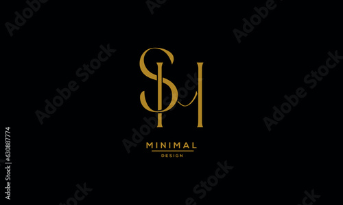 Alphabet Icon Logo Letter SH