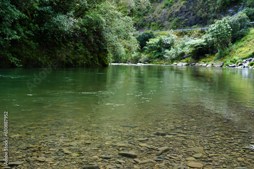 Opato Stream off the Waioeka River along the at a scenic reststop along State Highway 2, the Opotiki-Gisborne Highway photo