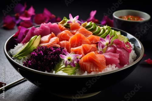 Tuna salad dished with veggies