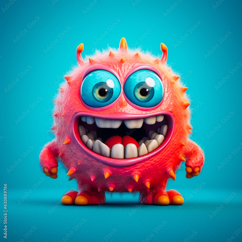 Cute 3D Monster