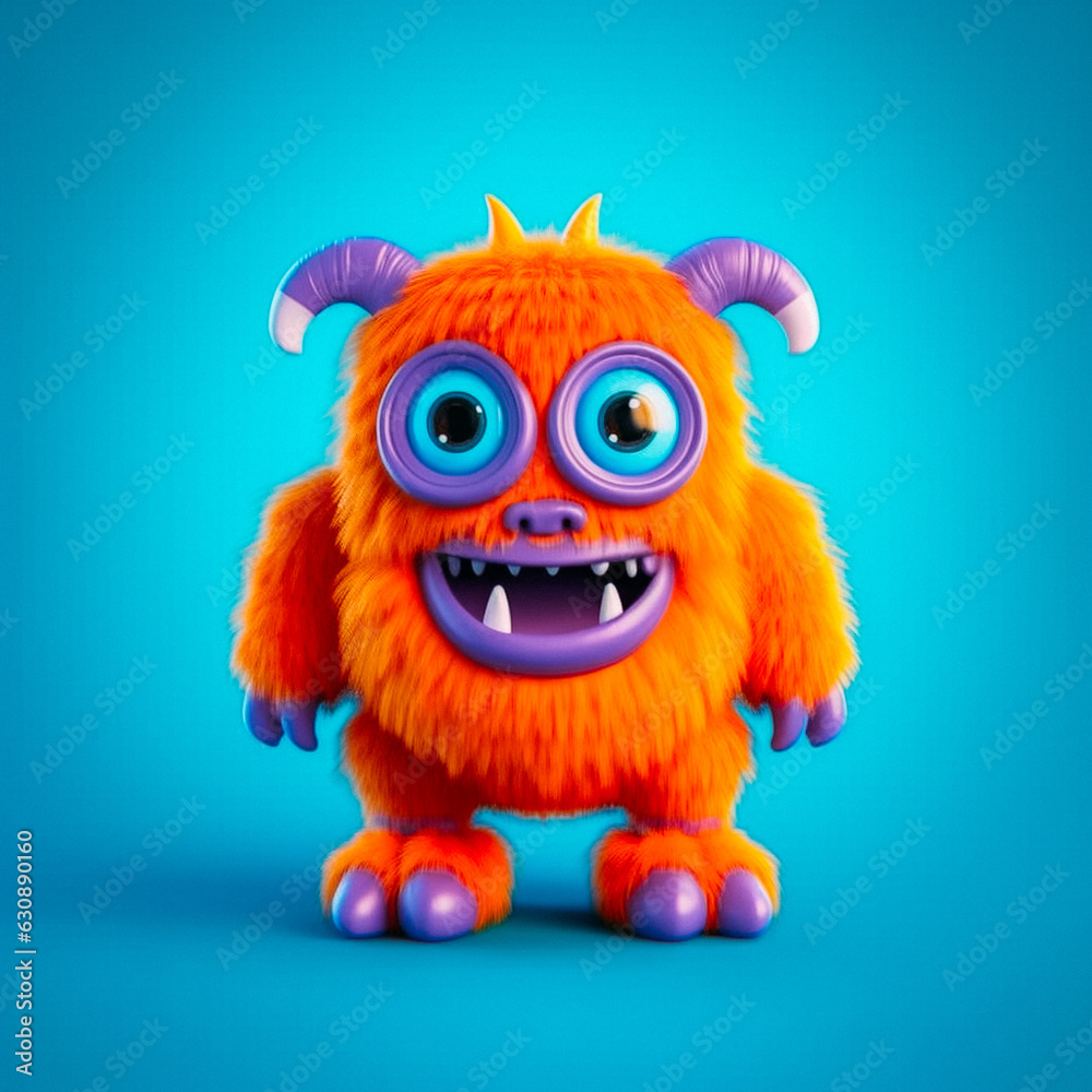 Cute 3D Monster