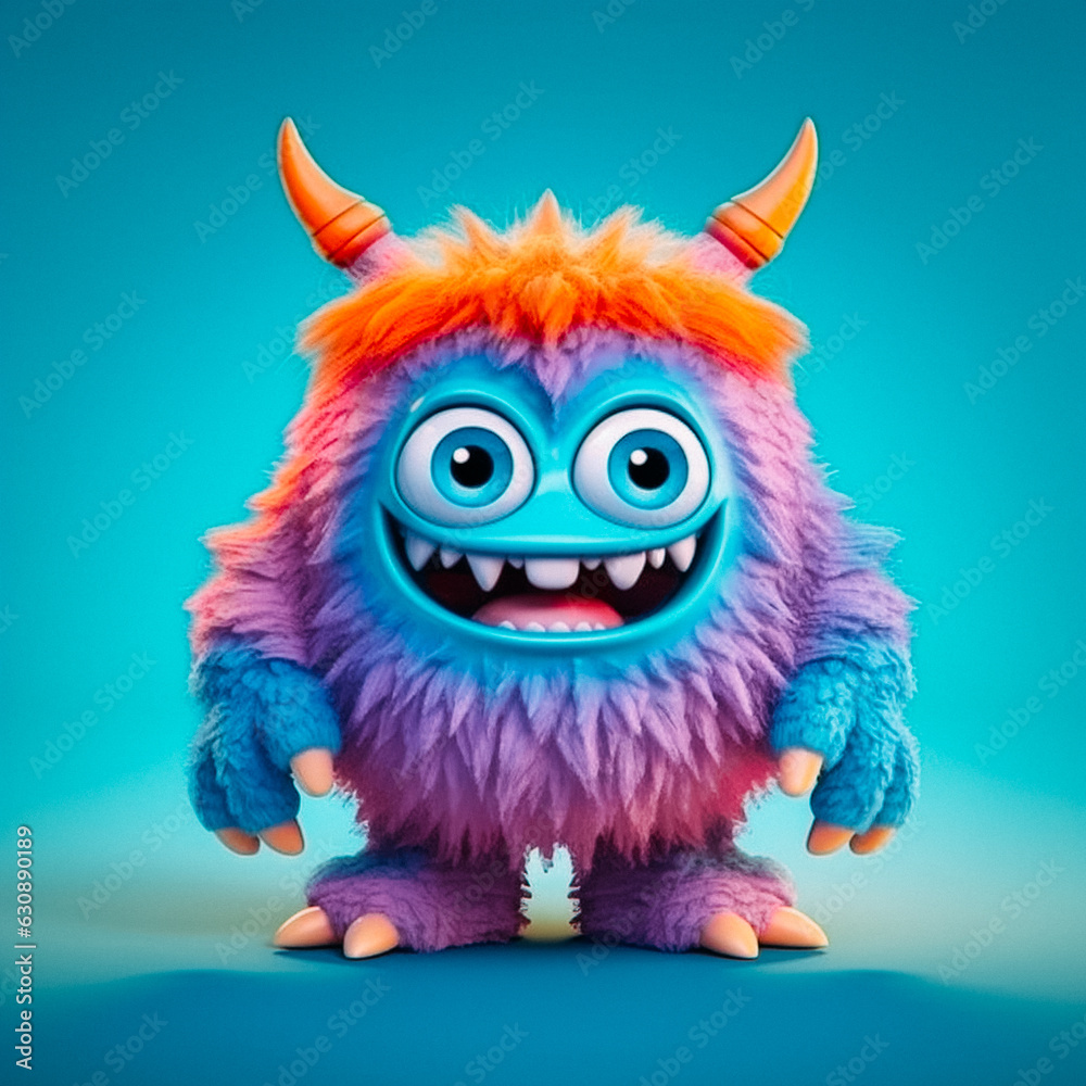 Cute 3D Monster