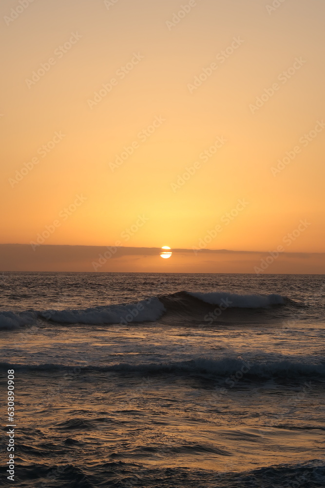 Obraz premium Sunset view from Playa de las Américas