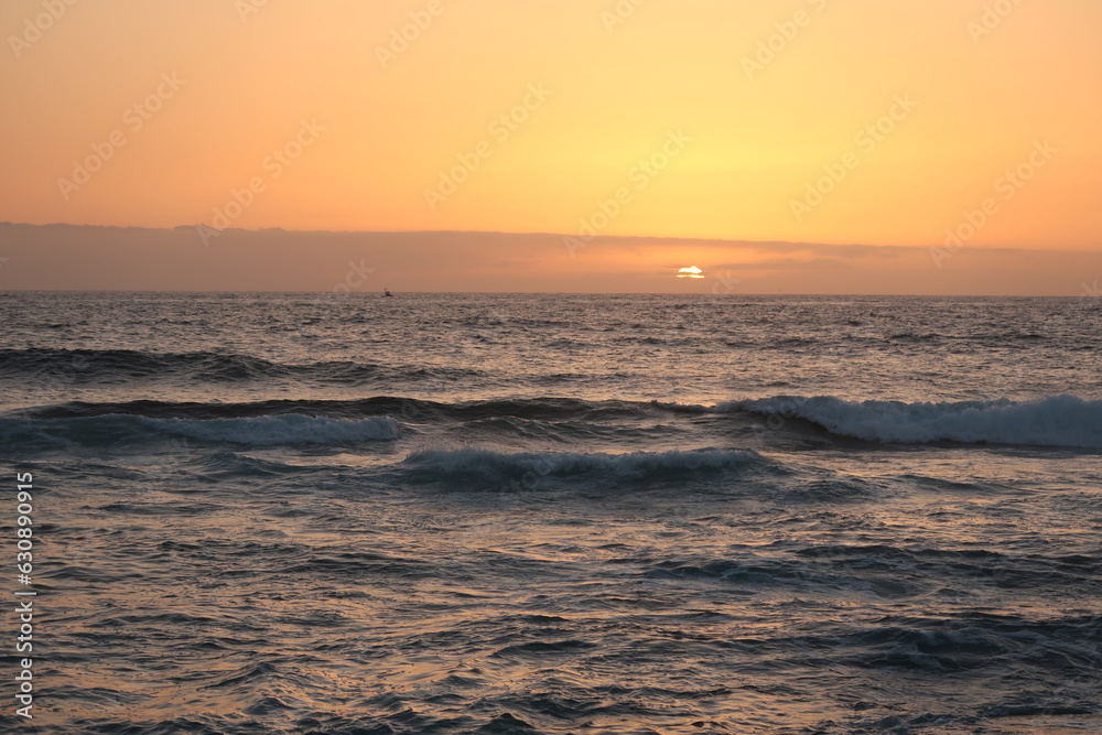 Sunset view from Playa de las Américas
