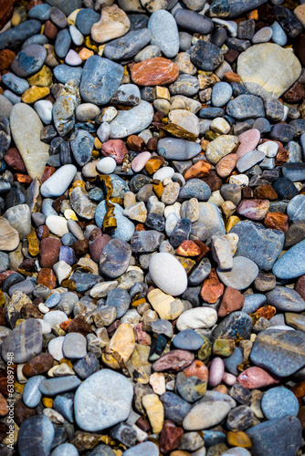 Sea stones on the beach © Jakub