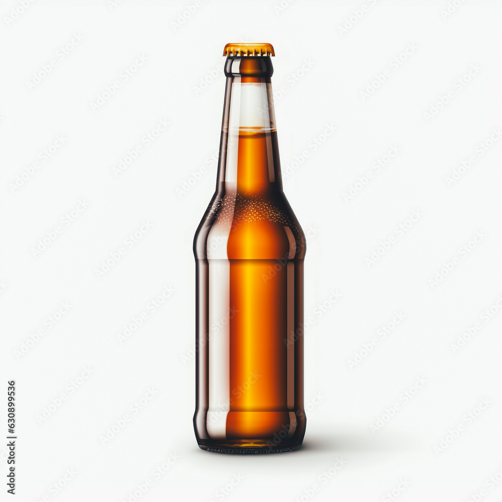 Bottle of beer isolated on a white background Bottle of beer isolated on a white background