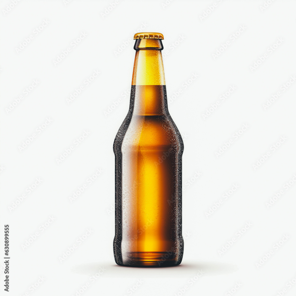 Bottle of beer isolated on a white background Bottle of beer isolated on a white background