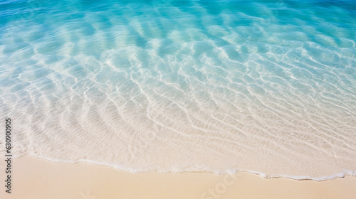 wave ripples on the beach